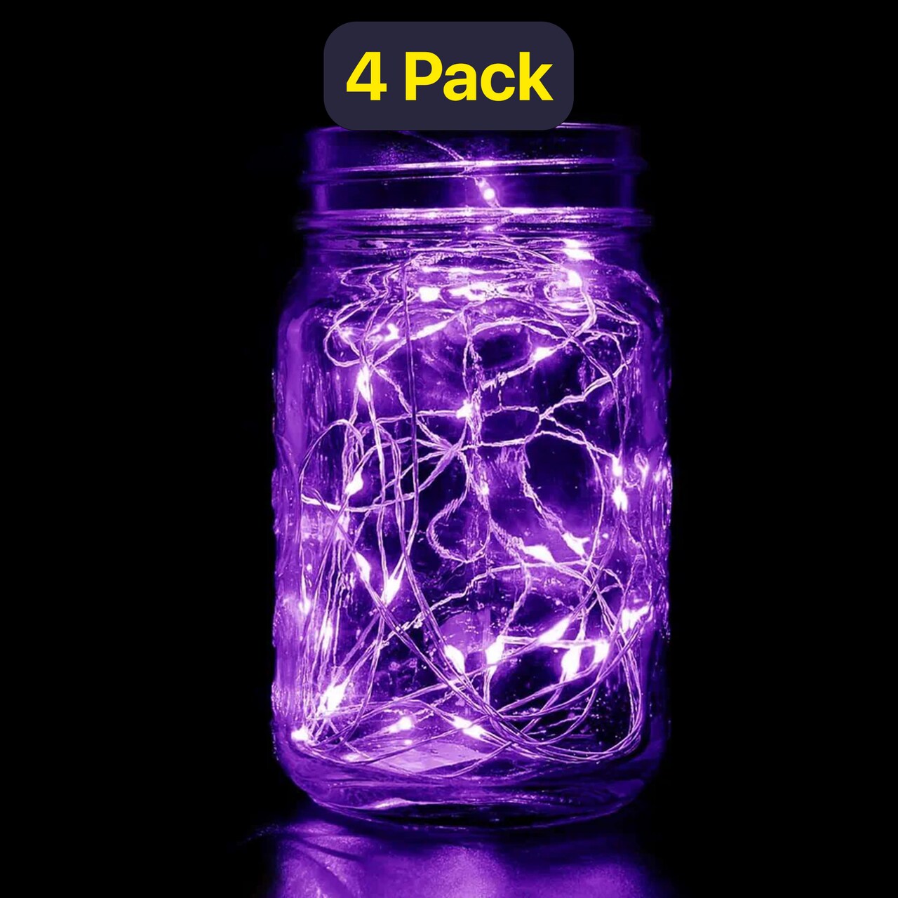 100 LED Silver Wire Fairy Lights — Plug-In, 32ft, Shapeable & Durable